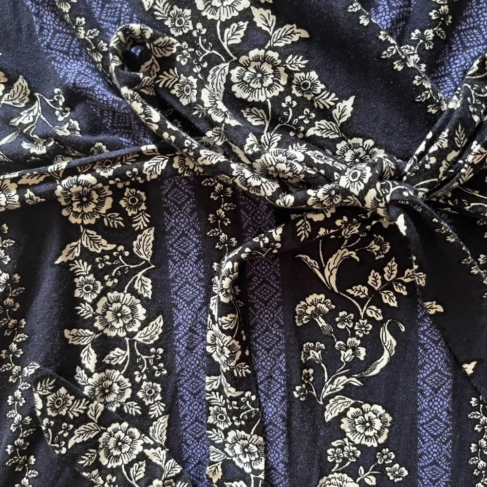 Navy Patterned Loft Dress - Picture 2 of 6